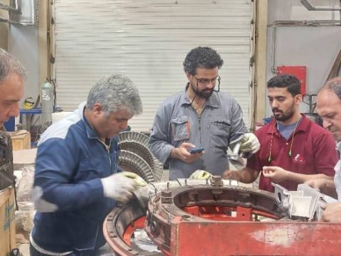 تعميرات توربين SGT-400پالايشگاه چهارم پارس جنوبي