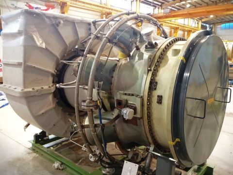 تعميرات سطح C توربين SGT-400 پالايشگاه بيد بلند