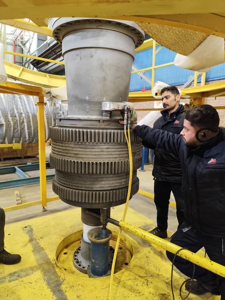 تعميرات روتور GE-F6 پالايشگاه نفت بندر عباس
